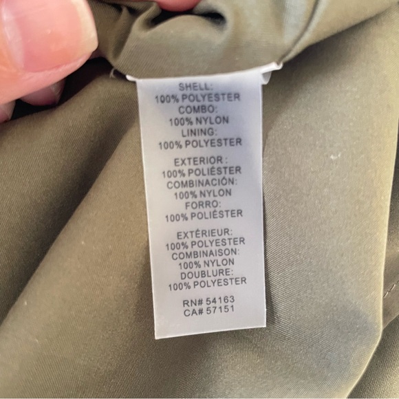 Guess Women’s Olive Satin Slip Dress Cross Back Straps Lace Trim Detail Cocktail - Picture 9 of 16